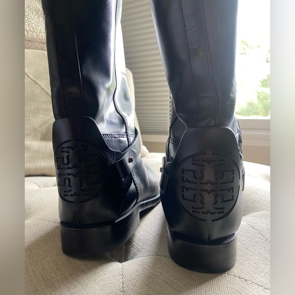 Tory Burch Colton Women’s Knee High Riding Boot Black - Picture 7 of 7